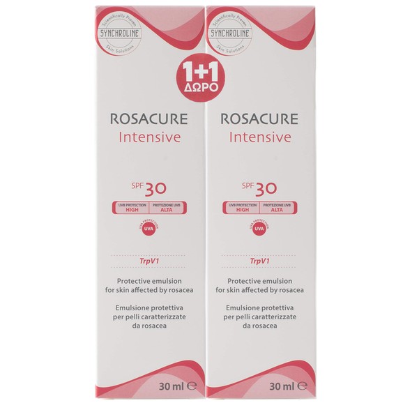 Synchroline Πακέτο Προσφοράς Rosacure Intensive Cream Spf30, 2x30ml Synchroline Πακέτο Προσφοράς Rosacure Intensive Cream Spf30, 2x30ml