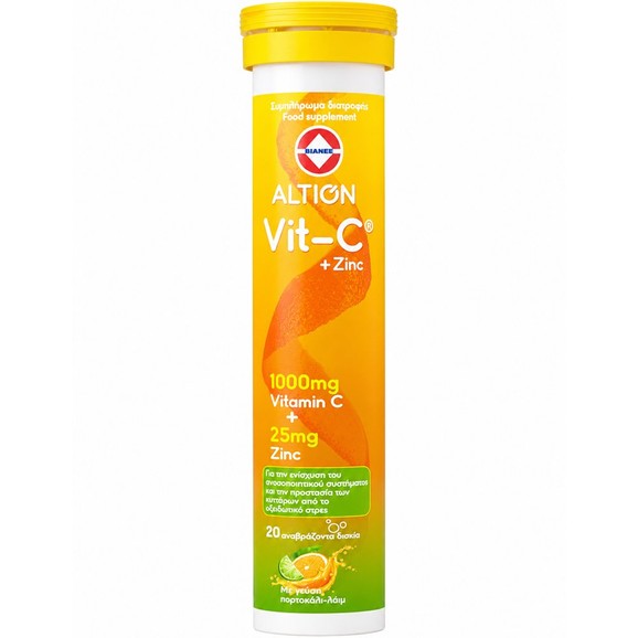 Altion Vitamin C 1000mg & Zinc 25mg 20 Effer.tabs