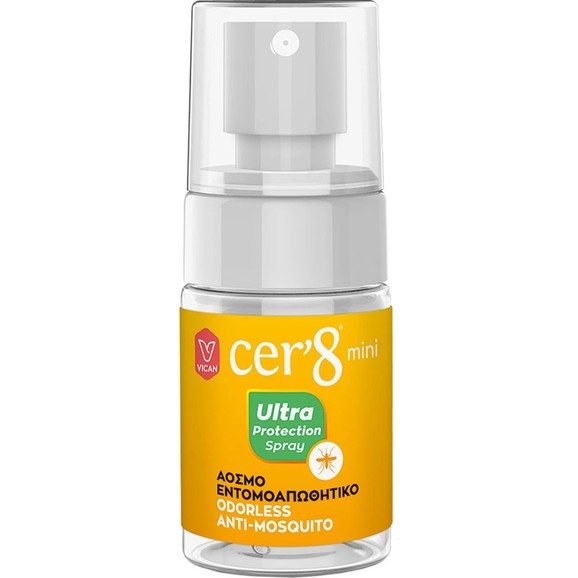 Cer\'8 Mini Ultra Protection Odorless Anti-Mosquito Spray Travel Size - 30ml