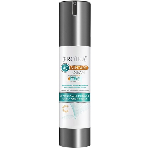 Froika Hyaluronic Acid Moisturization Antioxidant AC Suncare Cream Spf30, 50ml