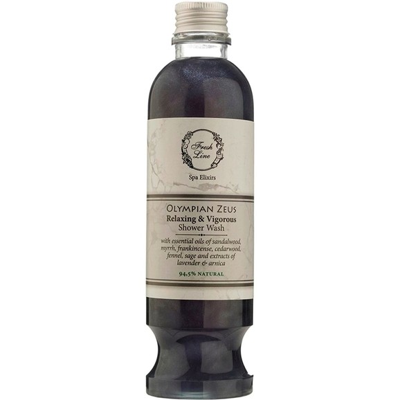 Fresh Line Spa Elixirs Olympian Zeus Relaxing & Vigorous Shower Wash 250ml