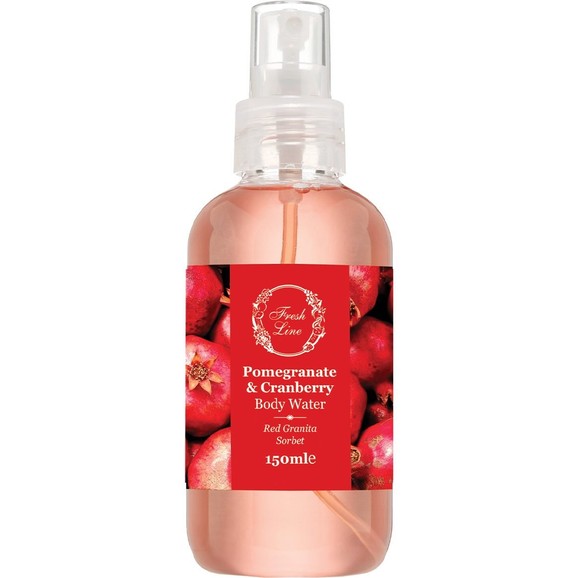 Fresh Line Fresh Bar Pomegranate & Cranberry Body Water 150ml