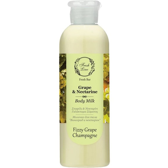Fresh Line Fresh Bar Grape & Nectarine Body Milk 200ml - Fizzy Grape Champagne
