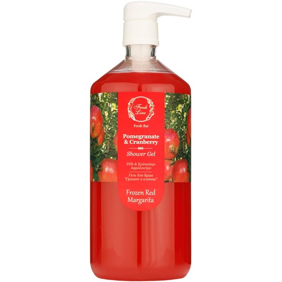 Fresh Line Fresh Bar Pomegranate & Cranberry Shower Gel Frozen Red Margarita 1Lt