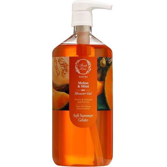 Fresh Line Fresh Bar Melon & Mint Shower Gel Soft Summer Gelato 1Lt