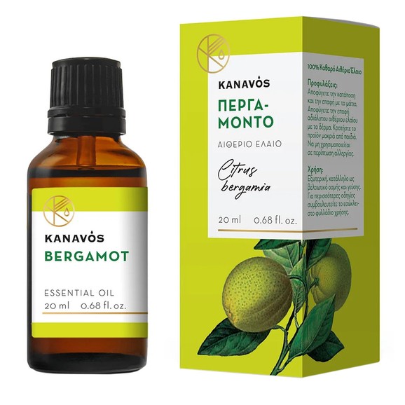 Kanavos Bergamot Essential Oil 20ml - Περγαμόντο