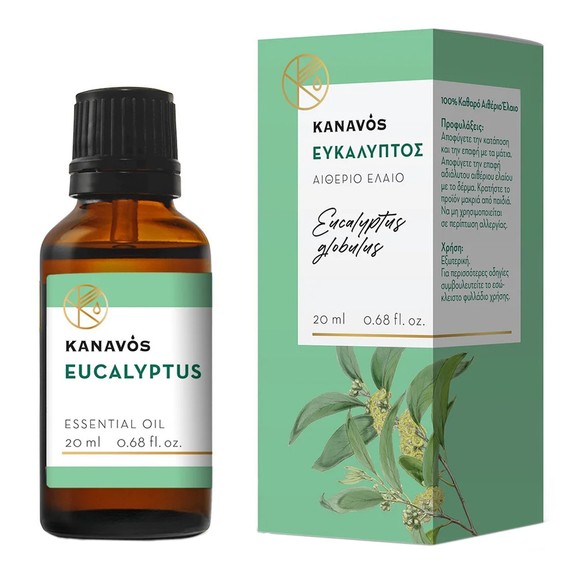 Kanavos Eucalyptus Essential Oil 20ml - Ευκάλυπτος