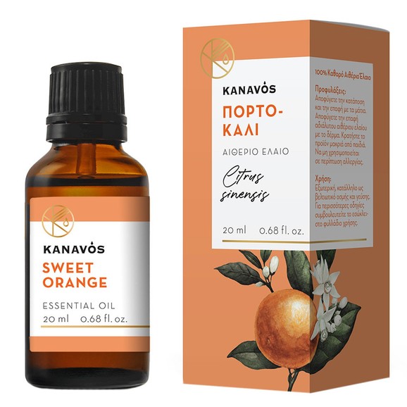 Kanavos Sweet Orange Essential Oil 20ml - Πορτοκάλι