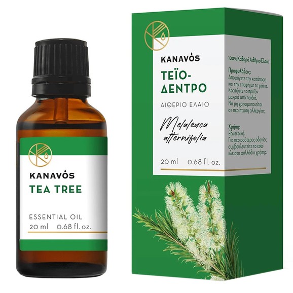 Kanavos Tea Tree Essential Oil 20ml - Τεϊόδεντρο