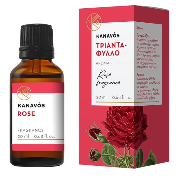 Kanavos Rose Essential Oil 20ml - Τριαντάφυλλο