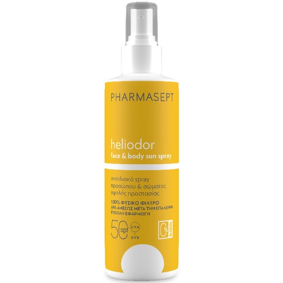 Pharmasept Heliodor Face & Body Sun Spray Spf50, 165g