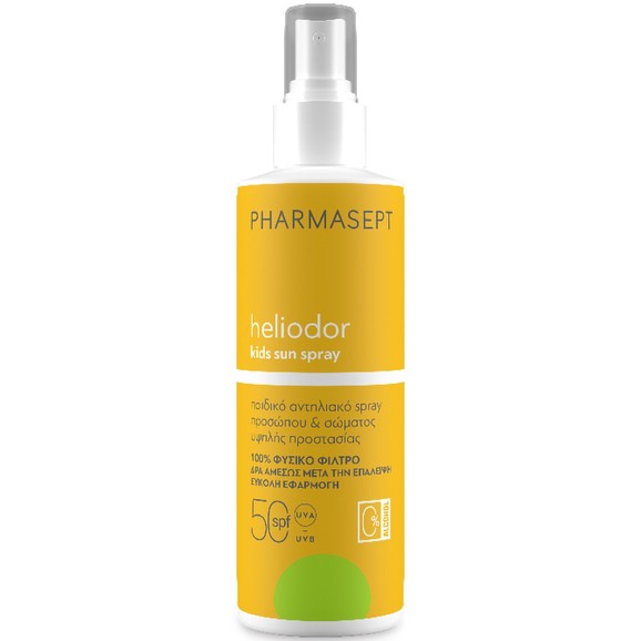 Pharmasept Heliodor Kids Face & Body Sun Spray Spf50, 165g