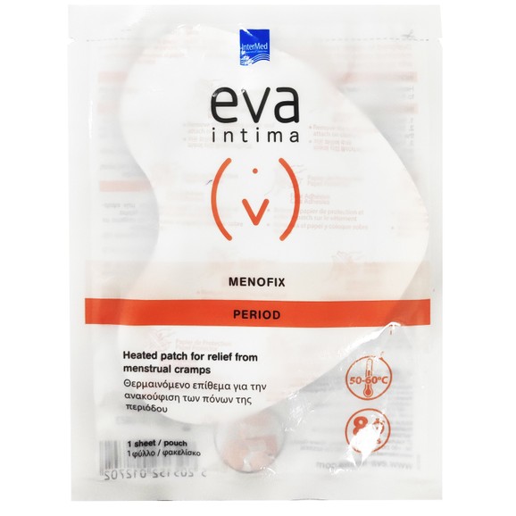 Eva Intima Menofix Rediod Heated Patch for Relief from Menstrual Cramps 1 Τεμάχιο