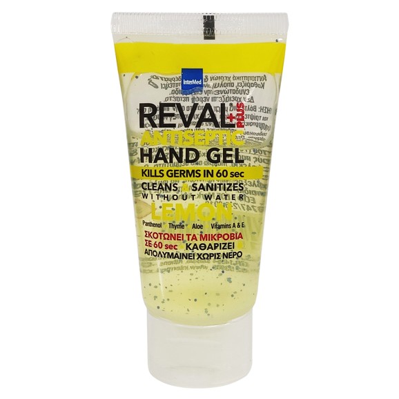 InterMed Reval Plus Antiseptic Hand Gel Lemon 30ml InterMed Reval Plus Antiseptic Hand Gel Lemon 30ml