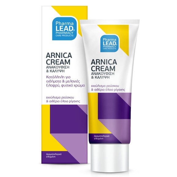 Pharmalead Arnica Cream Κρέμα με Άρνικα για την Ανακούφιση και Κάλυψη Μωλώπων και Οιδημάτων 50ml