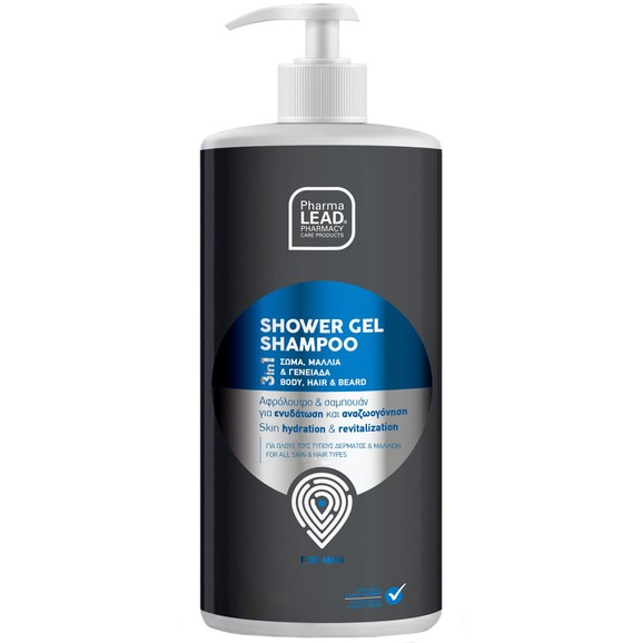 Pharmalead Men’s Shower Gel Shampoo 1Lt