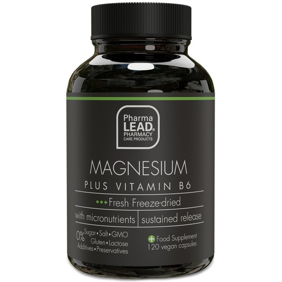 Pharmalead Black Range Magnesium Plus Vitamin B6, 120veg.caps