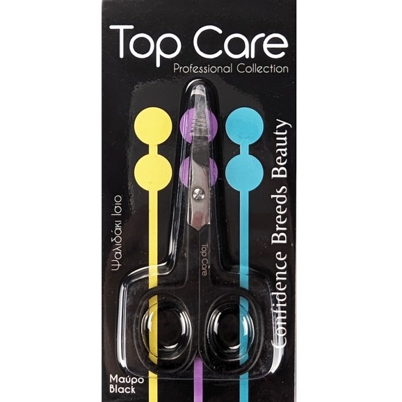 Top Care Straight Nail Scissors 1 Τεμάχιο - Μαύρο