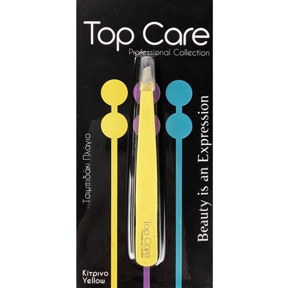 Top Care Side Tweezers 1 Τεμάχιο - Κίτρινο