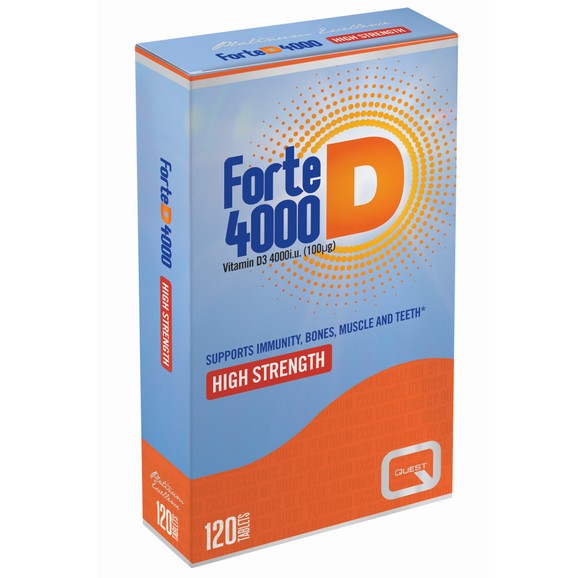 Quest Forte D 4000iu 100mg High Strength 120tabs