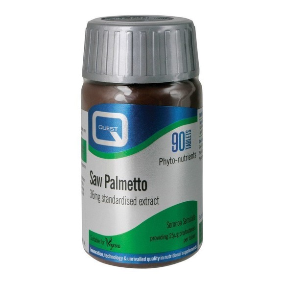 Quest Saw Palmetto 36mg Standardised Extract 90tabs