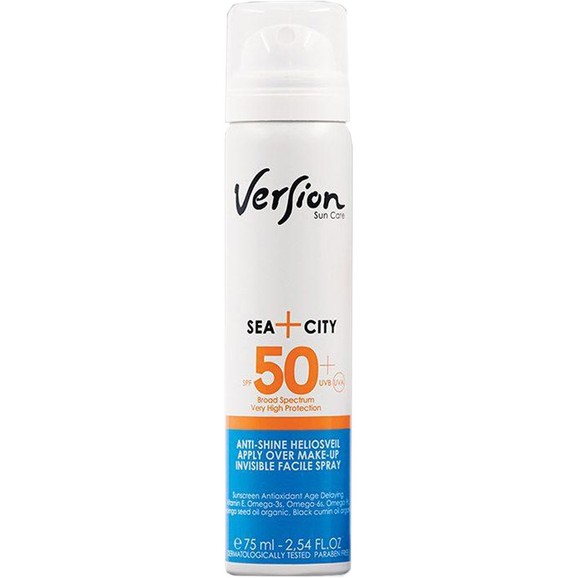 Version Sea City Invisible Facile Spray Spf50+, 75ml Version Sea City Invisible Facile Spray Spf50+, 75ml