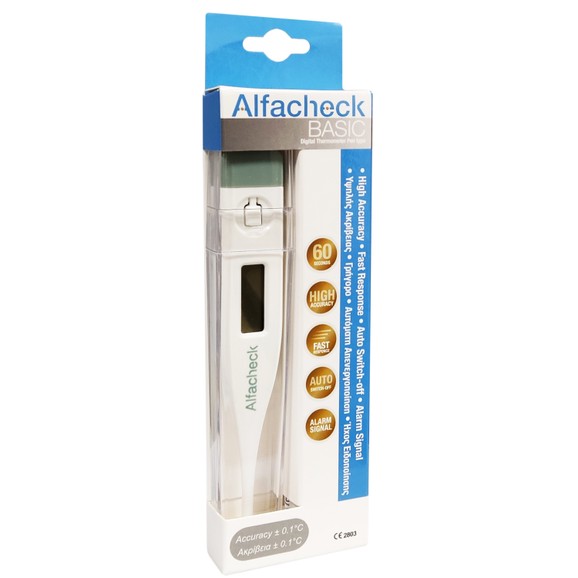 Alfacheck Basic Digital Thermometer 1 Τεμάχιο