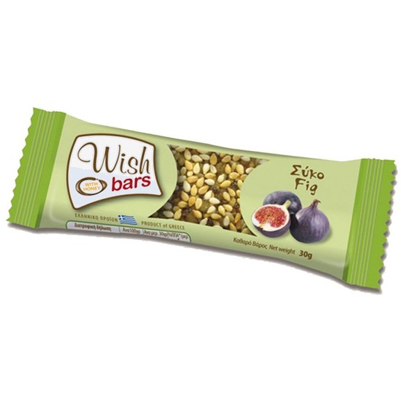 Δώρο Wish Bars Nuts & Fig Μπάρα Υγιεινής Διατροφής με Ξηρούς Καρπούς & Σύκο 30g