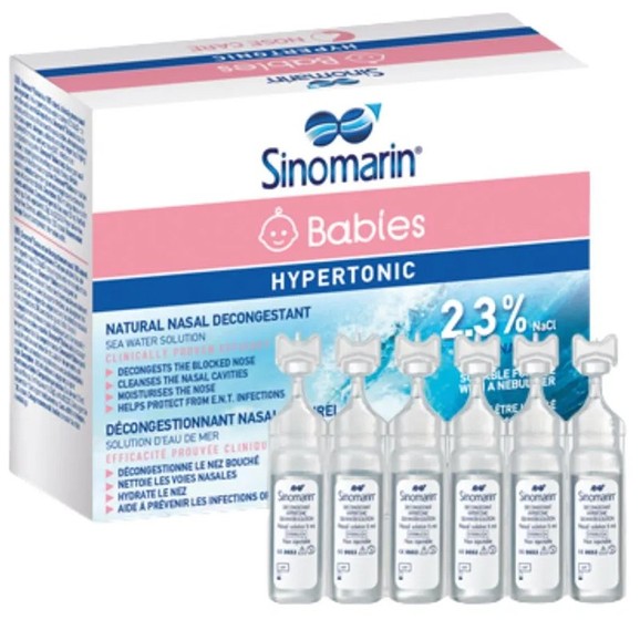 Sinomarin Babies Hypertonic Nose Care 18 Single-Use Vials x 5ml