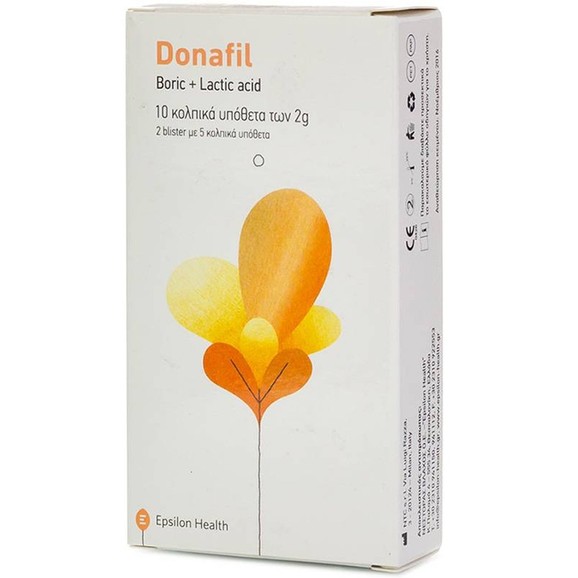 Epsilon Health Donafil Vaginal Ovules 10 Τεμάχια