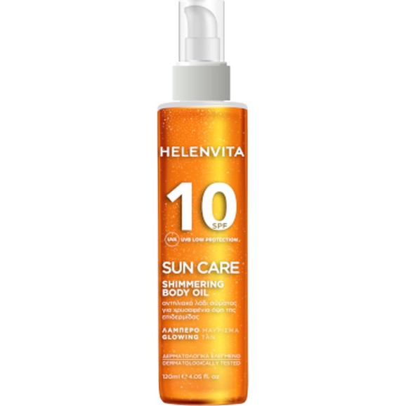 Helenvita Sun Care Shimmering Body Oil Spf10, 120ml Helenvita Sun Care Shimmering Body Oil Spf10, 120ml
