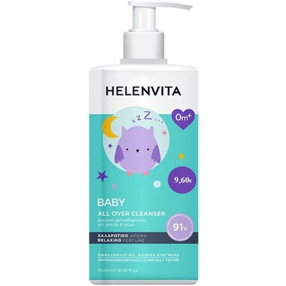 Helenvita Promo Relaxing Perfume 0m+ Baby All Over Cleanser 1000ml