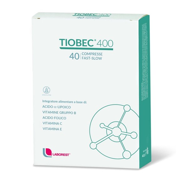 Laborest Tiobec 400 Συμπλήρωμα Διατροφής για την Φυσιολογική Λειτουργία του Νευρικού Συστήματος 40 Tabs