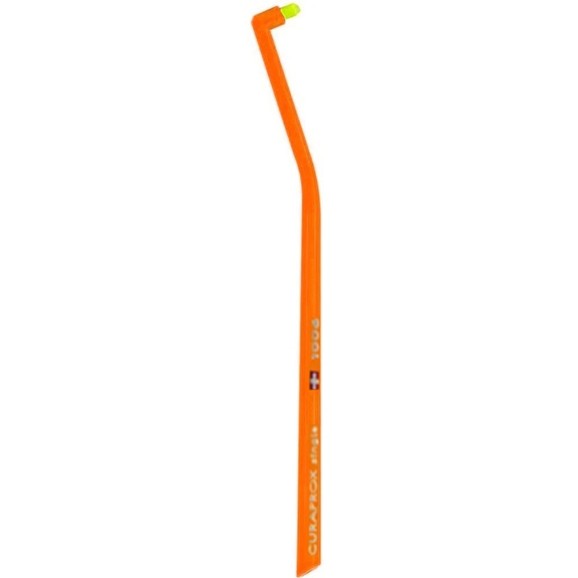 Curaprox CS 1006 Single Toothbrush 1 Τεμάχιο - Πορτοκαλί / Λαχανί