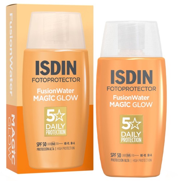 Isdin Fotoprotector 5 Daily Protection Fusion Water Magic Glow Spf50, 50ml