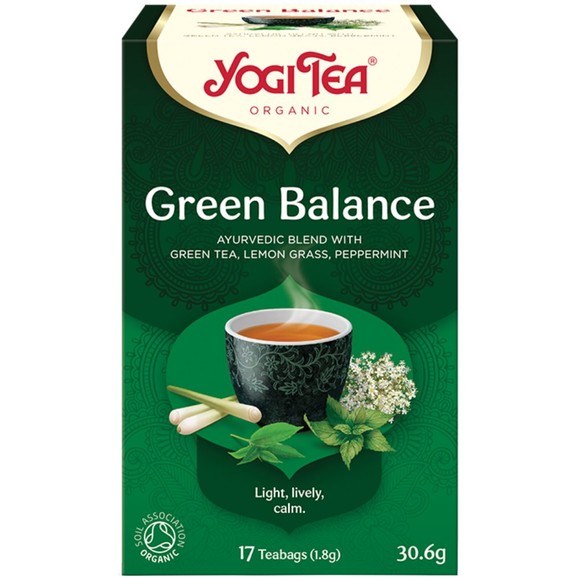 Yogi Tea Green Balance 17 Teabags (17 Φακελάκια x 1,8g)