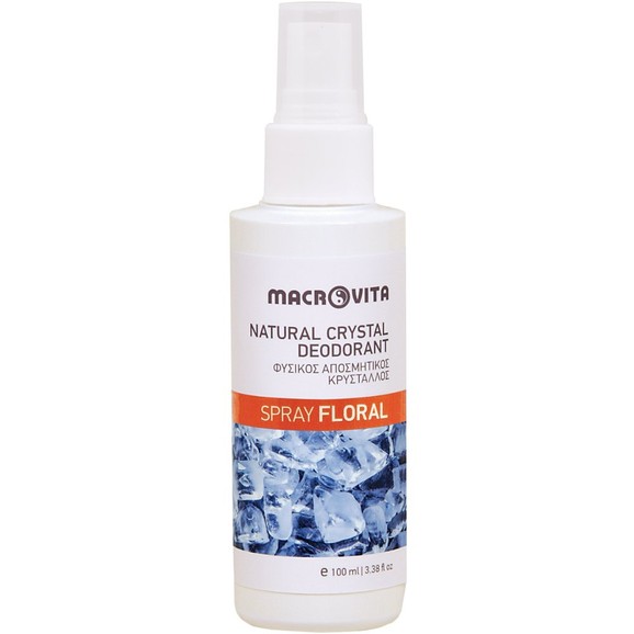 Macrovita Floral Natural Crystal Deodorant Spray 100ml