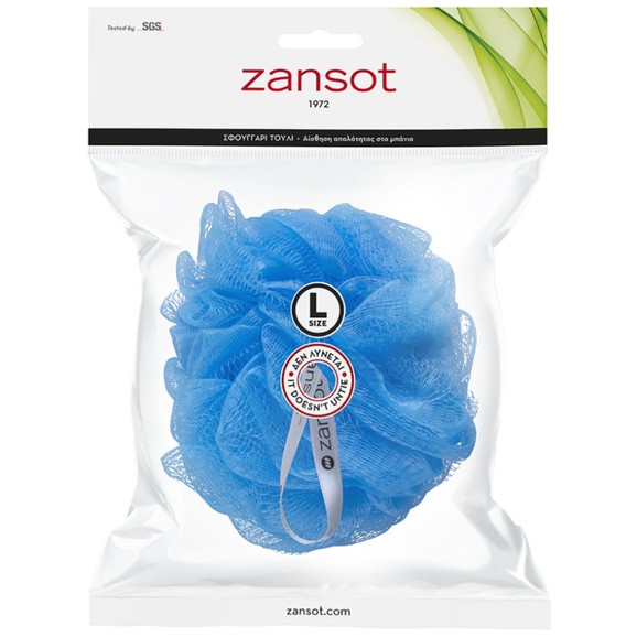 Zansot Mesh Sponge Large 1 Τεμάχιο - Μπλέ