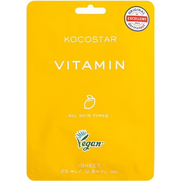 Kocostar Vitamin Face Mask Κωδ 5603, 1 Τεμάχιο