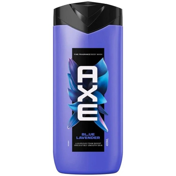 Axe Blue Lavender Luxurius Foam Boost Irresistible Smooth Skin Fine Fragrance Body Wash 400ml