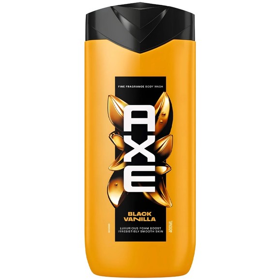 Axe Black Vanilla Luxurius Foam Boost Irresistible Smooth Skin Fine Fragrance Body Wash 400ml