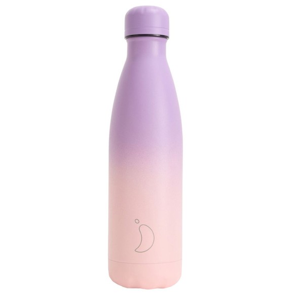 Chilly\'s Original Gradient Bottle 500ml - Peach Purple
