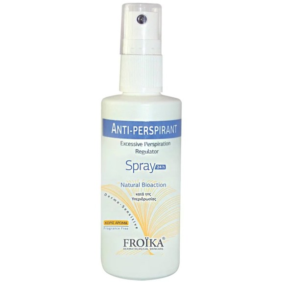 Froika Natural Bioaction 24h Anti Perspirant No Parfume Spray 60ml Froika Natural Bioaction 24h Anti Perspirant No Parfume Spray 60ml
