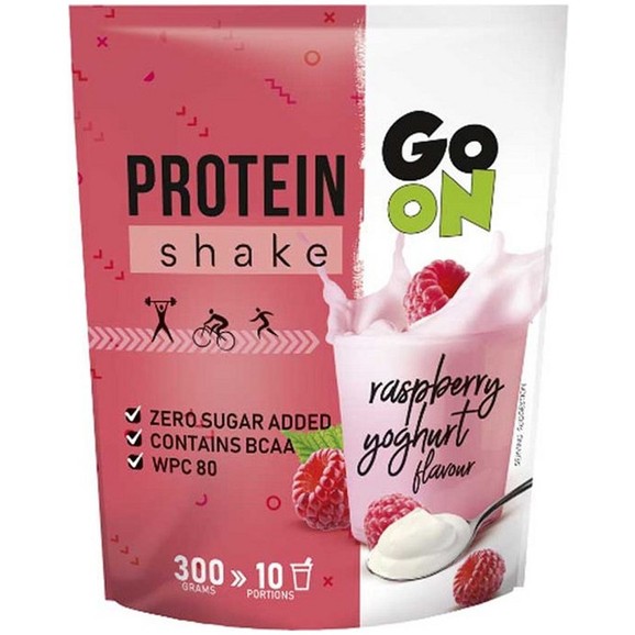 Go On Nutrition Protein Shake Powder Raspberry Yoghurt 300g