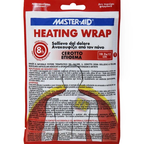 Master Aid Heating Wrap Cerotto 19,2x13cm 1 Τεμάχιο