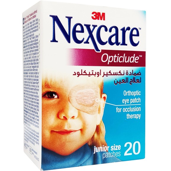 3M Nexcare Opticlude Orthoptic Eye Patch Junior Size 6,2cm x 5cm 20 Τεμάχια