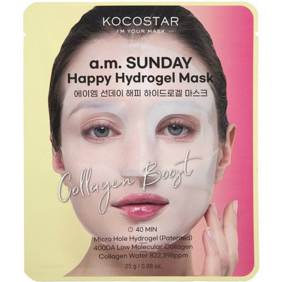 Kocostar A.M Sunday Happy Hydrogel Face Mask 25g Kocostar A.M Sunday Happy Hydrogel Face Mask 25g