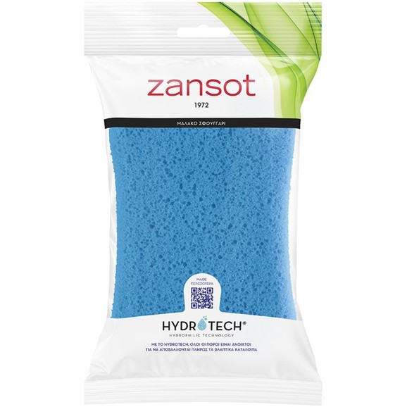 Zansot Hydrotech Body Soft Sponge 1 Τεμάχιο - Γαλάζιο
