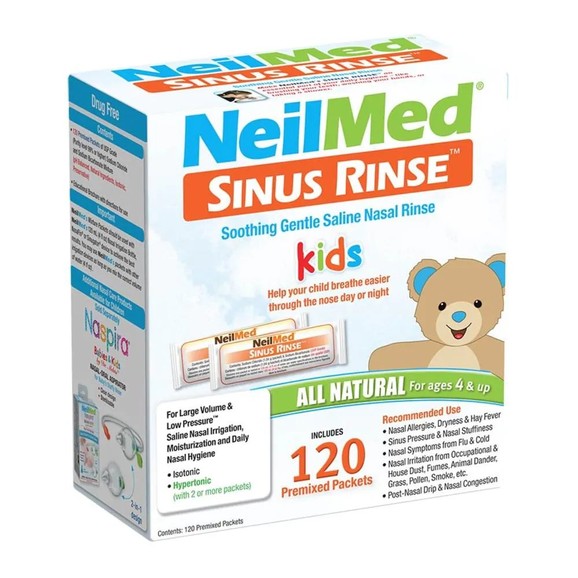 NeilMed Sinus Rinse Ανταλλακτικά για Παιδικό Σύστημα Ρινικών Πλύσεων για Παιδιά 4 Χρόνων & Πάνω 120 Φακελίσκοι NeilMed Sinus Rinse Ανταλλακτικά για Παιδικό Σύστημα Ρινικών Πλύσεων για Παιδιά 4 Χρόνων & Πάνω 120 Φακελίσκοι