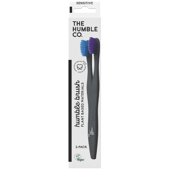 The Humble Co. Humble Brush Plant-Based Sensitive Toothbrush 2 Τεμάχια